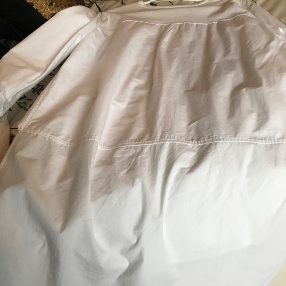 Zara white cotton top with Face Photo - Picture 5 of 7
